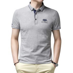 Camisa Polo Texas Cinza