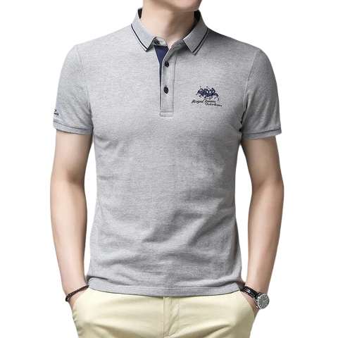 Camisa Polo Texas Cinza