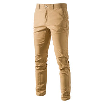 Calça de Sarja Social Masculina Business Slim Amarelo