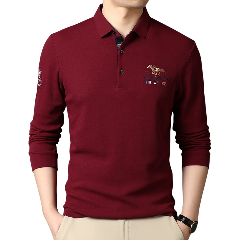 Camisa Polo Horse 1989 Vinho