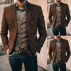 Conjunto Blazer + Colete de Lã Texas