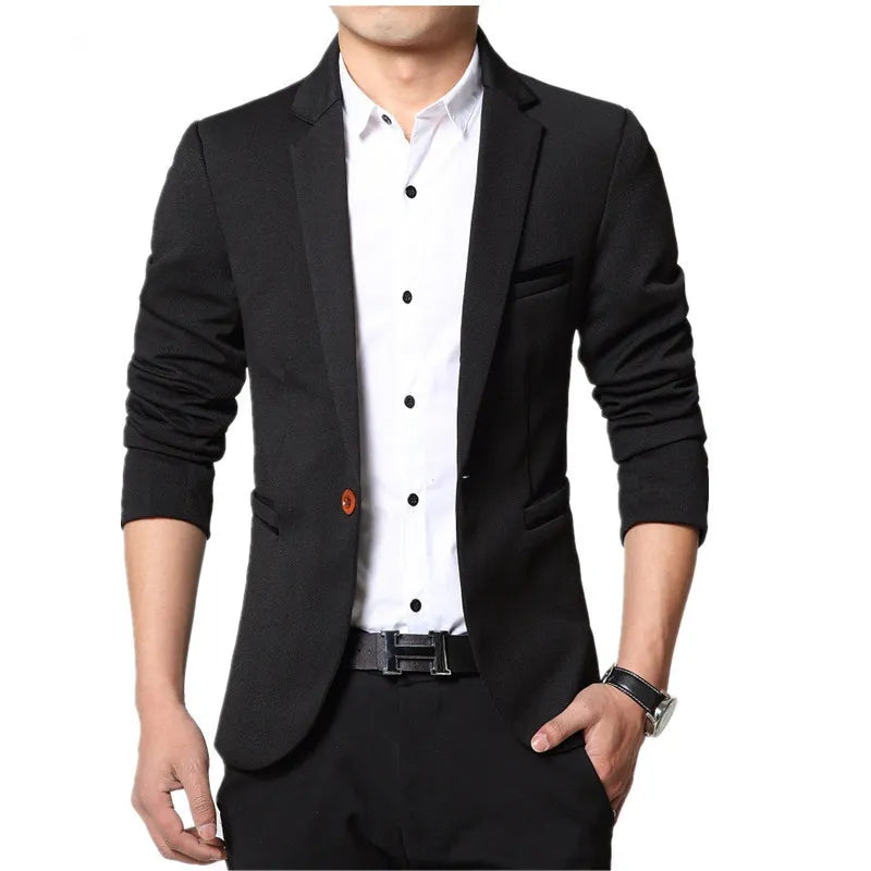 Blazer Slim Fit Veneza Preto