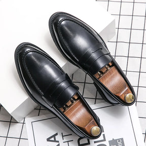 Mocassim Loafer Viena de Couro Antiderrapante Casual e Social