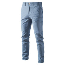 Calça de Sarja Social Masculina Business Slim Azul