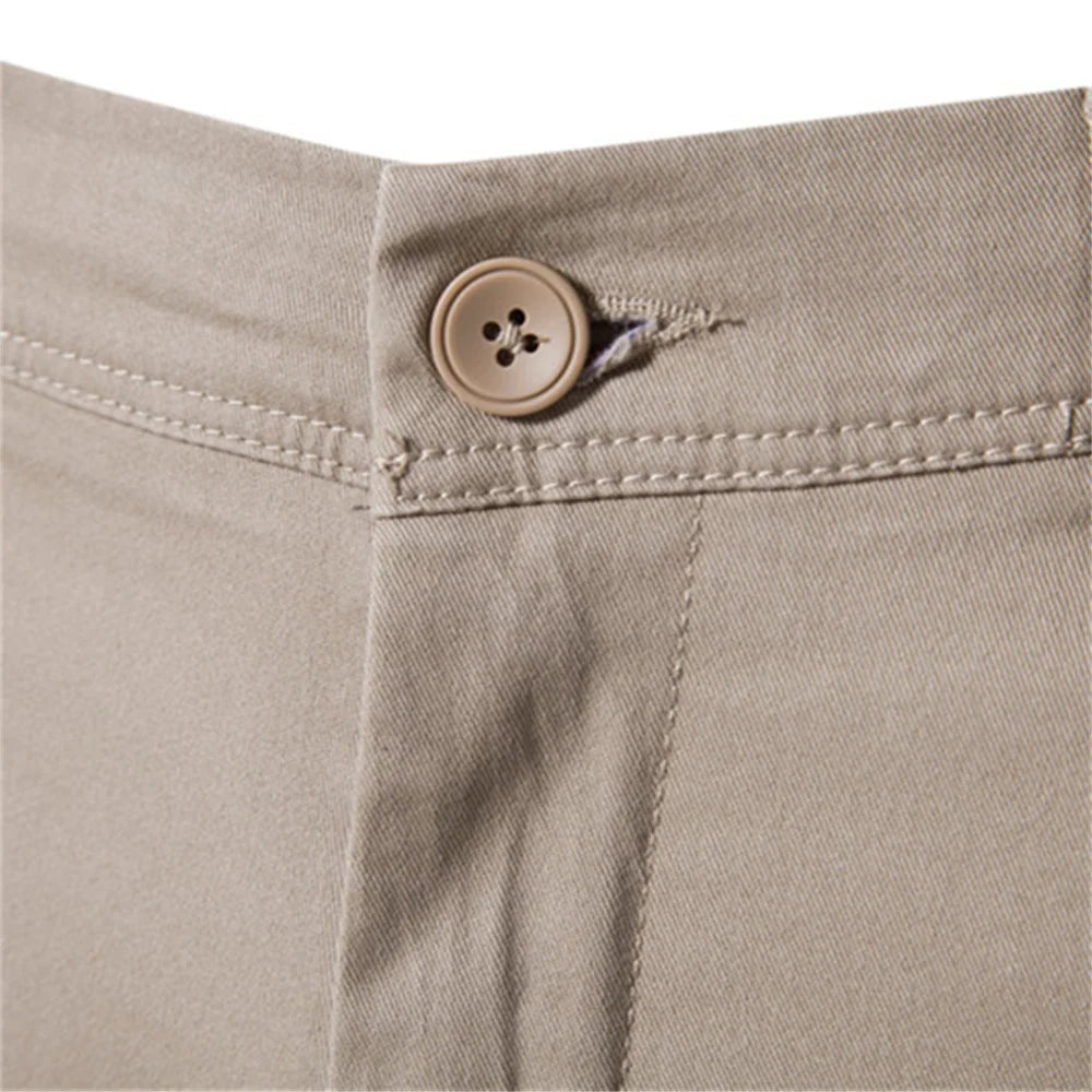 Calça de Sarja Social Masculina Business Slim