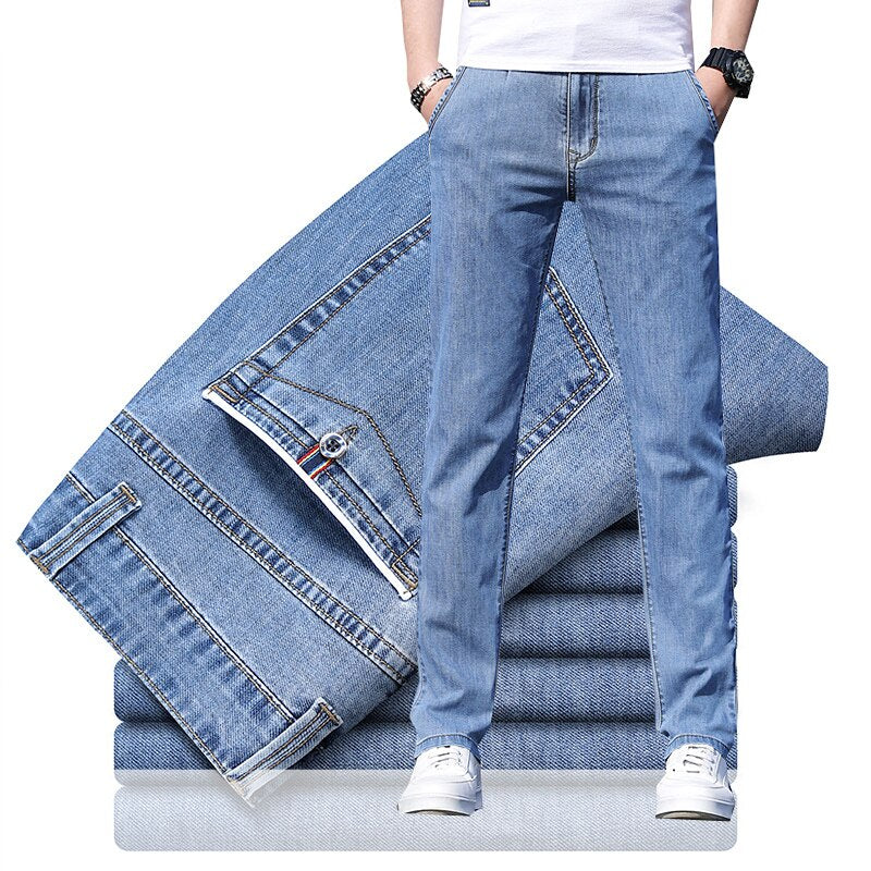 Calça Jeans Masculina Brim Sky Calça Azul
