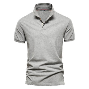 Camisa Polo Solid Classic Cinza