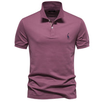 Camisa Polo Algodão Egípcio Pima Roxo