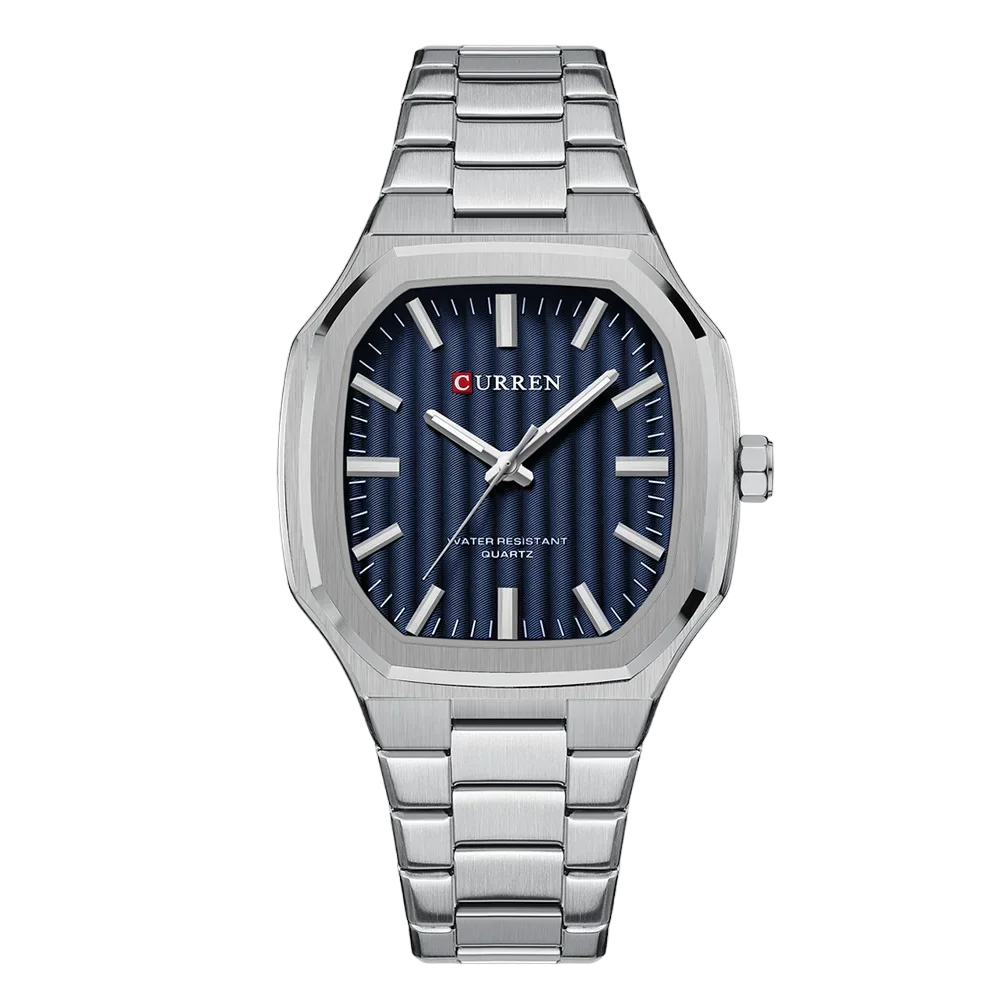 Relógio Masculino Curren Luxury 30MM Azul