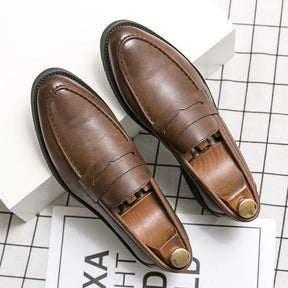 Mocassim Loafer Viena de Couro Antiderrapante Casual e Social