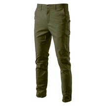 Calça de Sarja Social Masculina Business Slim Verde Militar