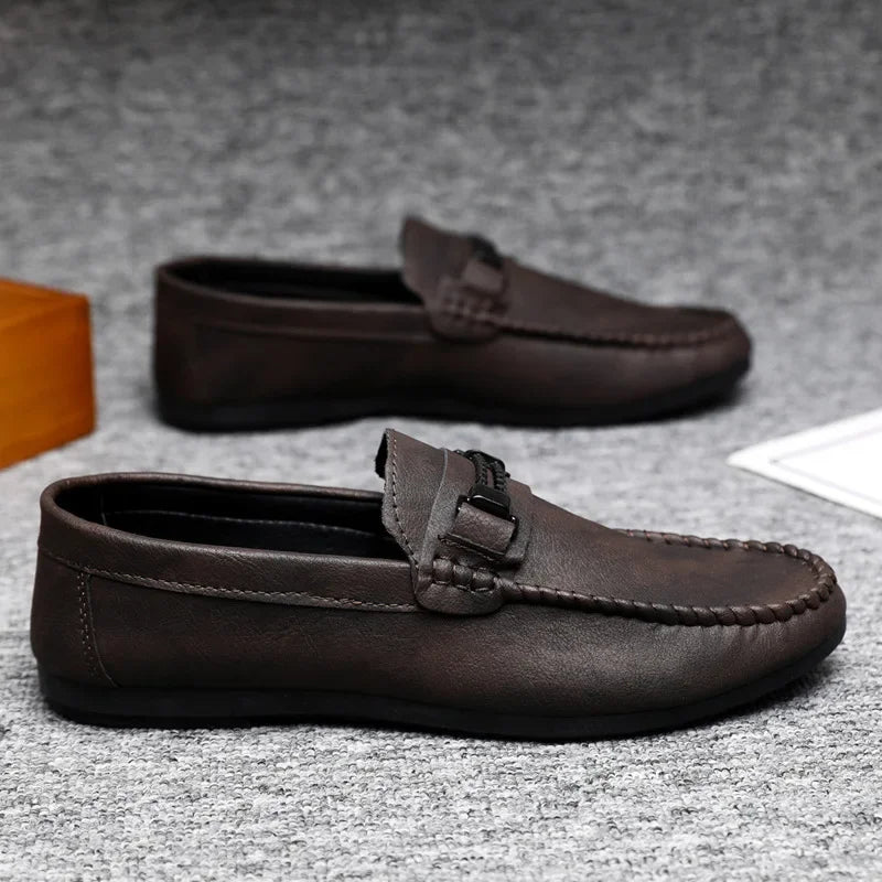 Sapato Mocassim de Couro Oxford Florença Social