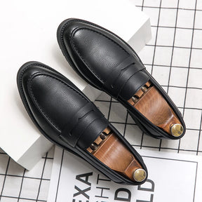 Mocassim Loafer Viena de Couro Antiderrapante Casual e Social