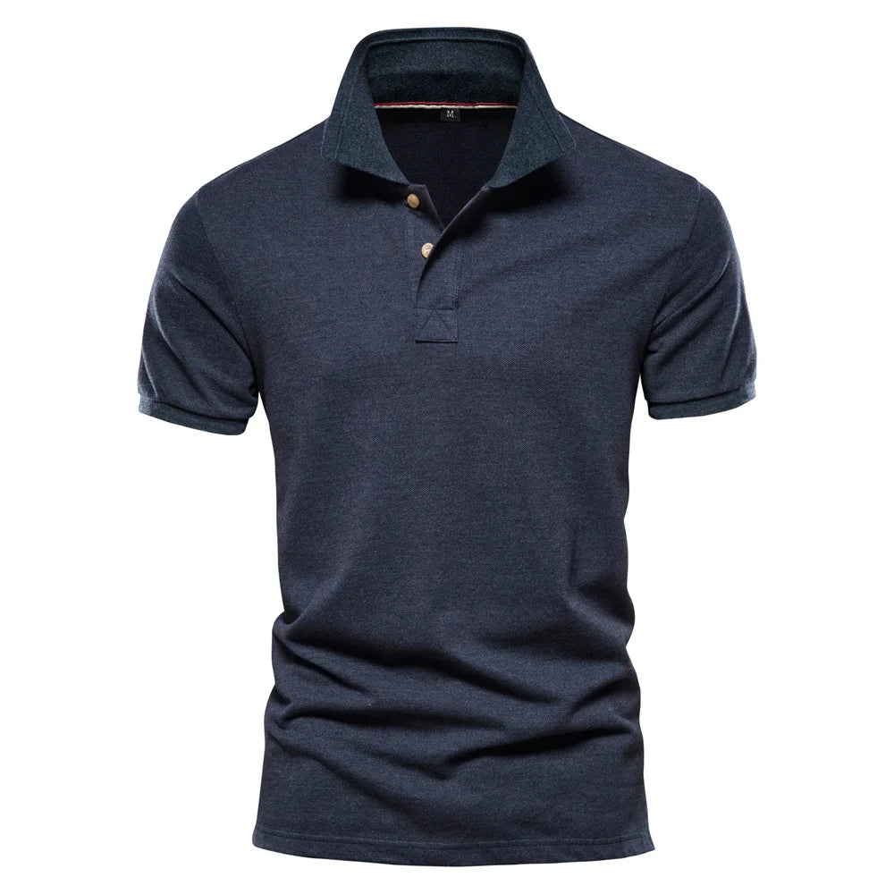 Camisa Polo Solid Classic Azul Marinho