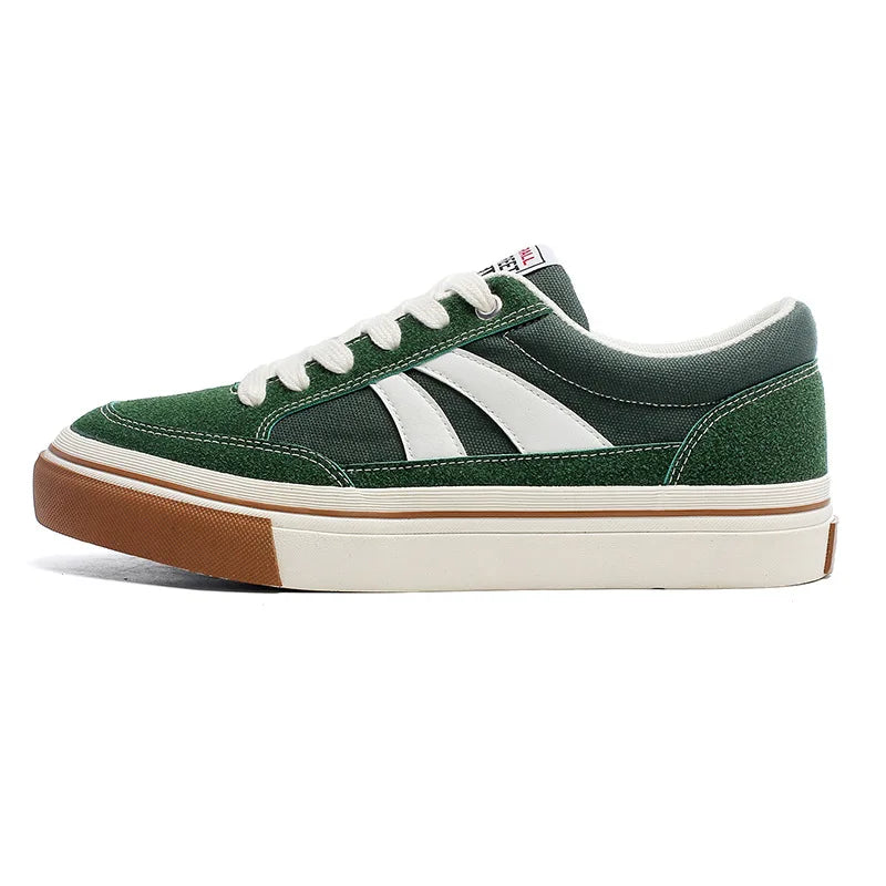 Tênis Canvas Fresh Casual Solado Reto Verde