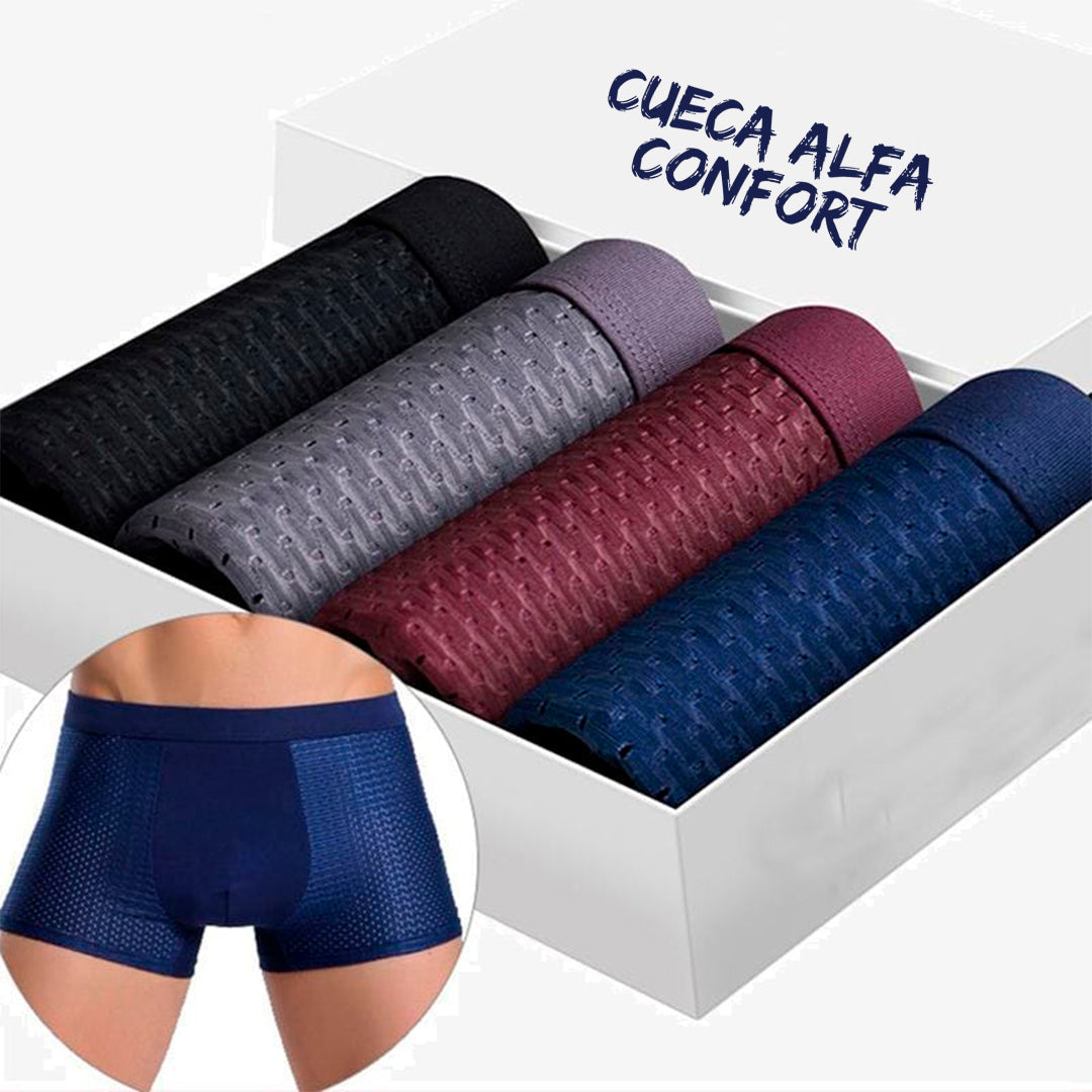 Kit 4 Cuecas Comfort Alpha Riviera®