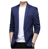 Blazer Masculino Versão Italiana Azul