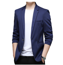 Blazer Masculino Versão Italiana Azul