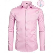 Camisa Social Anti Manchas Rosa