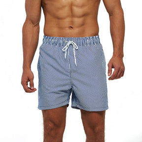 Short Shower Listras Azuis
