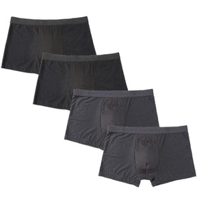 Cueca Comfort Alpha Riviera® - Kit 4 Unidades 2 Preta e 2 Cinza