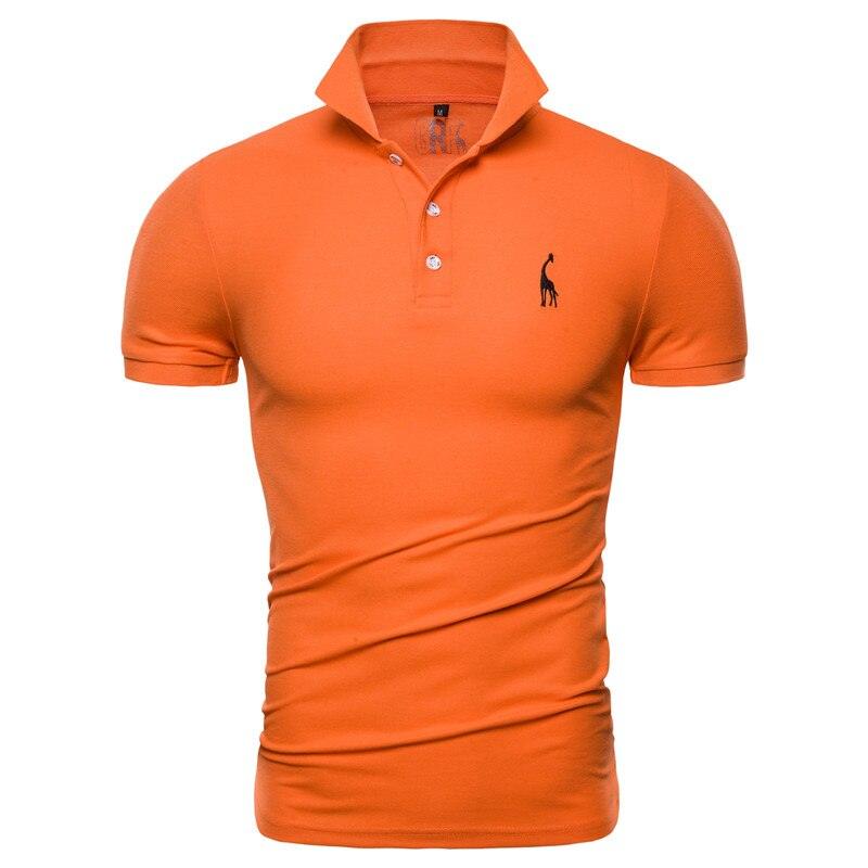 Camisa Polo Solid Laranja