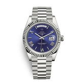 Relógio Masculino Lgxige Monday MM06 Azul e Prateado