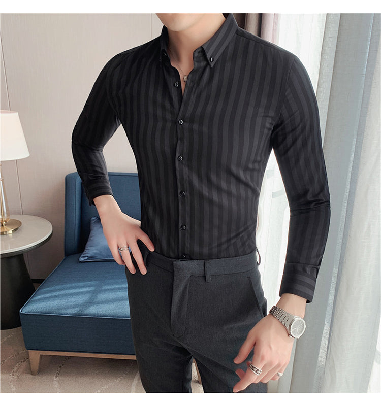 Camisa Social Masculina Slim Fit Cardano