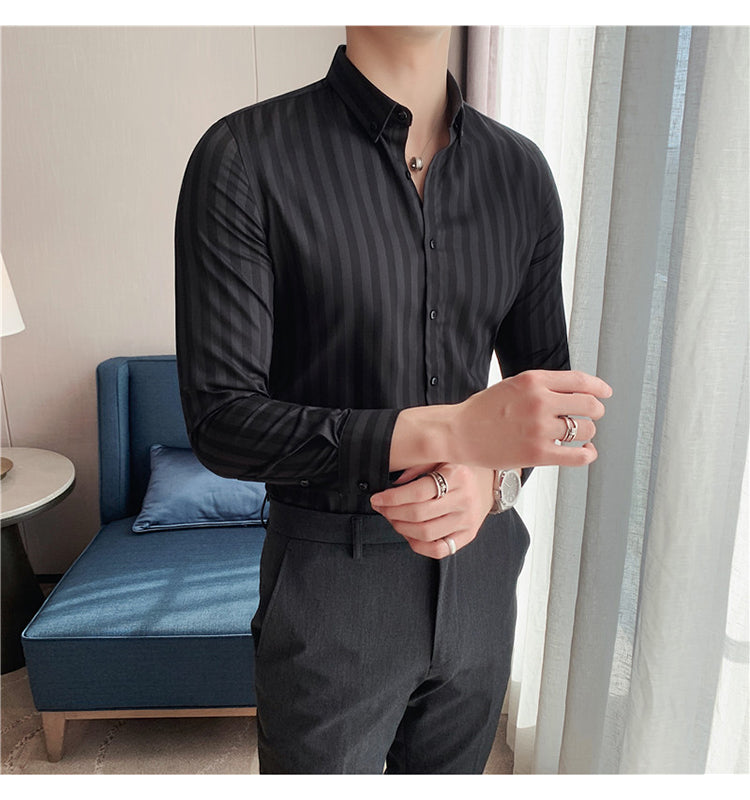 Camisa Social Masculina Slim Fit Cardano