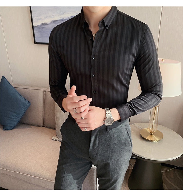 Camisa Social Masculina Slim Fit Cardano