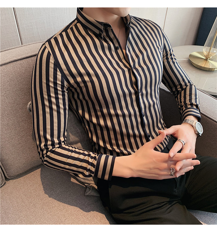 Camisa Social Masculina Slim Fit Cardano