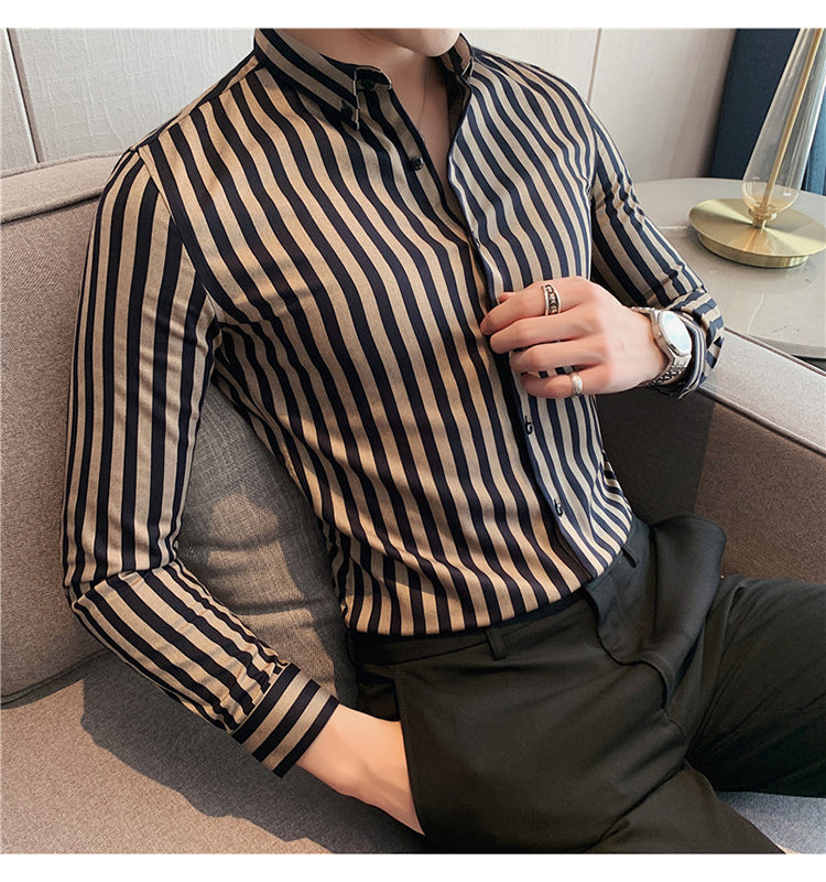 Camisa Social Masculina Slim Fit Cardano