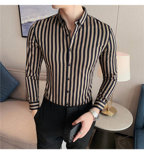 Camisa Social Masculina Slim Fit Cardano