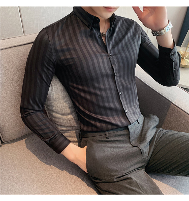 Camisa Social Masculina Slim Fit Cardano