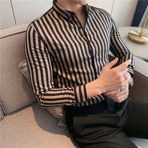 Camisa Social Masculina Slim Fit Cardano