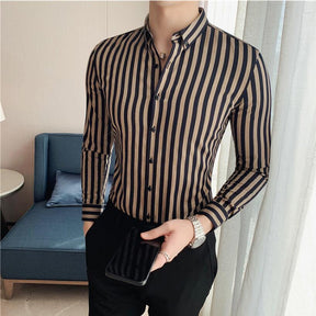 Camisa Social Masculina Slim Fit Cardano